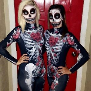 Skeleton halloween costume US S
